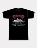 Corteiz 4STARZ ALCATRAZ NEGRO Camiseta