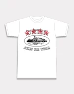 Corteiz 4STARZ ALCATRAZ Blanca Camiseta